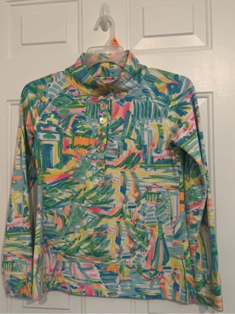 Lilly Pulitzer Multi-Color Printed Pullover Top - Bright Pattern small